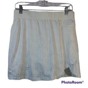 Pebble Beach Dryluxe Performance Ombre Geometric Pull On Skort Size M
